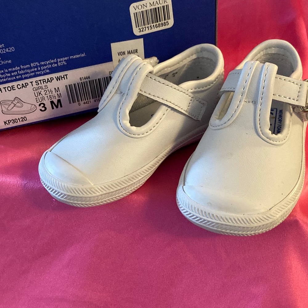 Keds White Baby Walker Shoes